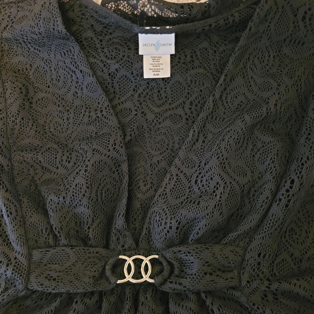 Jaclyn Smith Lace Top/Swimsuit Coverup XL - Picture 7 of 7